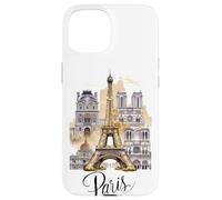 Parigi Francia Vacanze Souvenir Vacanze Francese Torre Eiffel Custodia per iPhone 15