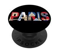 Parigi Francia Viaggio Souvenir Città Landmark Turistico PopSockets PopGrip Adesivo