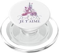 Parigi Je T'aime Torre Eiffel Rosa Francia Parigi Souvenir PopSockets PopGrip per MagSafe