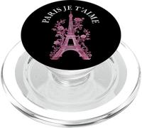 Parigi Je T'aime Torre Eiffel Rosa Francia Parigi Souvenir PopSockets PopGrip per MagSafe