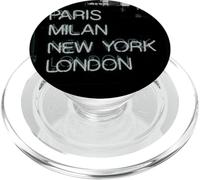 Parigi Milano New York Londra Inspirational Famous Cities Gift PopSockets PopGrip per MagSafe