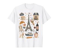 Parigi | Romance Café City Style Maglietta