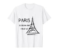Parigi sta chiamando e devo andare Regali per amare i viaggi Maglietta