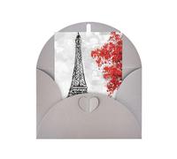 Parigi stampa verticale carta bianca auguri di ringraziamento per te (Thinking Of You biglietto di compleanno)