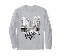Parigi, Strade, Parigi, Francia e Torre Eiffel, Schizzo, Disegno Maglia a Manica