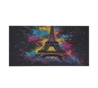 Parigi Torre Eiffel Art Fluorescente Copertura per plafoniere 1,2 x 0,6 m | Decorazione magnetica da soffitto per aula, ufficio, casa