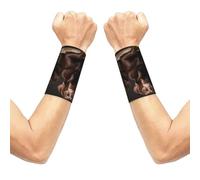 Parigi Torre Eiffel Flower Stretch Polso Polsiera, Traspirante Sport Polso Wrap, Braccialetti Elastici Per Basket Tennis Palestra