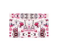 Parigi Torre Eiffel Francia stampato decorazione camera arazzo banner poliestere con ganci e occhielli per palestra e garage