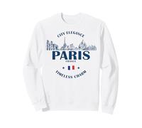 Parigi Viaggi Francia Luoghi d'Interesse Vintage Felpa