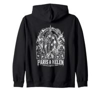 Paris And Helen Beauty Burns Troy Mitologia Greca Felpa con Cappuccio