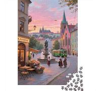 Paris at Dawn Puzzle 1000 Pezzi, Paris Strumento Cognitivo, Progetto Condiviso, Opera Da Mostrare 1000pcs (75x50cm)