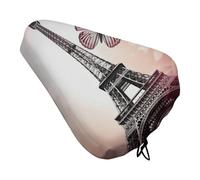 Paris & Butterfly - Coprisella universale per bicicletta, con cinghie regolabili, impermeabile, antiscivolo, protezione solare e antipolvere