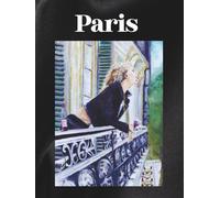 Paris coffee table book large (black cover): Chic, stylish, minimal content, simplicity coffee table book with quotes