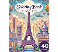 Paris Coloring Book