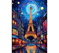 Paris Dream Journal: Elegant Notebook with Eiffel Tower Cover