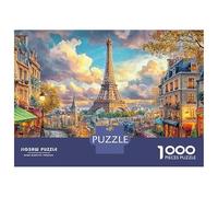 Paris Dream Puzzle 1000 Pz Paris Street Interlocking Per Appassionati Passare Il Tempo Riunioni Amici Facile Assemblare 38x26cm/1000pcs