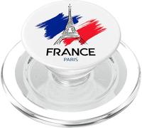 Paris France Flag & Eiffel Tower Graphic Tee shirts, Paris PopSockets PopGrip per MagSafe