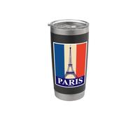 Paris Francia Bicchiere termico in acciaio inox doppia parete