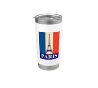 Paris Francia Bicchiere termico in acciaio inox doppia parete