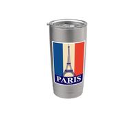 Paris Francia Bicchiere termico in acciaio inox doppia parete