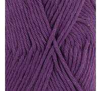 Paris - Gomitolo di filato Garnstudio DROPS Knitting Aran 100% cotone (08 viola scuro)