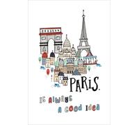 Paris Is Always A Good Idea Notebook: Paris Is Always A Good Idea_1 Wide Ruled, 6x9, 100 Pages, Paris is Always A Good Idea, Pretty paris, Travel ... gift for Paris lovers (Composition Notebooks)