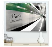 Paris Métropolitain (Calendrier mural 2026 DIN A2 vertical) calendrier de bureau: Le métro de Paris