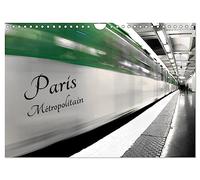 Paris Métropolitain (Calendrier mural 2026 DIN A4 vertical), CALVENDO calendrier mensuel: Le métro de Paris
