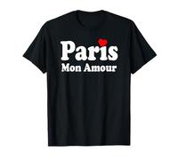 Paris Mon Amour 75 Francia Parigi Maglietta