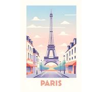 Paris Notebook - Elegant Lined Journal for Travel, Notes, and Everyday Writing: Minimalist lined notebook ideal for journaling, trip planning, study ... gift for Paris lovers. 110 pages, 6 x 9 size.