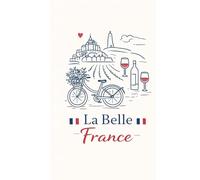 Paris Notebook - French Aesthetic Journal | Minimalist Eiffel Tower Notebook for Travel Lovers | Cute France Gift