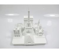 Paris Poly modello Torre Eiffel Louvre Arco di Trionfo Sacre Coeur Notre Dame...