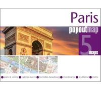 Paris PopOut Map : Pocket-sized, pop up, city map of Paris