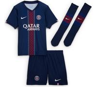 Paris Saint-Germain 2025/26 Stadium Home - Set di tre magliette da calcio Nike Replica per bambini più piccoli, Midnight Navy/Bianco, HJ5626-411, XS
