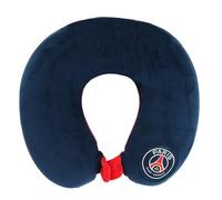 Paris Saint-Germain Cuscino da viaggio per nuca PSG, collezione ufficiale di memoria, blu e rosso, 9 x 32 x 32 cm, Sport