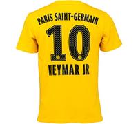 Paris Saint Germain - Maglietta del Paris Saint Germain di Neymar Jr., collezione ufficiale, per bambino/ragazzo, Ragazzo, giallo, 8 anni