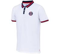 Paris Saint Germain Polo PSG - Collezione Ufficiale Taglia Uomo, Uomo, bianco, S