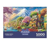 Paris Scenic Puzzle in Stile Museo - 1000 Pezzi Di Fascino Con Splendide Illustrazioni Artistiche Da Collezione - Il Regalo Perfetto Per Un Pubblico 14+ 52x38cm/1000pcs