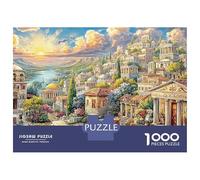 Paris Sunset View Puzzle 1000 Pezzi Ancient Roman Cityscape Puzzle Di Alta Qualità Per Concentrazione, Relax E Divertimento in Famiglia 70x50cm/1000pcs