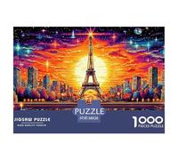 Paris SunsetMonumental Jigsaw Puzzles for Adults Featuring 1000 Advanced, Notoriously Difficult Challenging Puzzle Educational Game Pieces - Designed As The Most Memorable Gift Jigsaw Puzzles for Adu