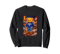 Paris Teddy Bear Street Stories Illustration Graphic Designs Felpa