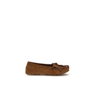 Paris Texas Brown Calf Leather Bos Taurus Slip-On Loafers - EU40/US10