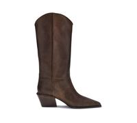 Paris Texas Brown Leather Boots - EU38/US8