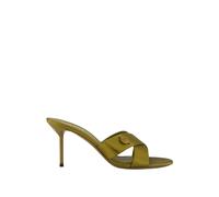 Paris Texas, ,Shoes ,Donna ,Verde ,36 EU Mules in Raso Verde Couture