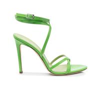 Paris Texas, ,Shoes ,Donna ,Verde ,37 EU Sandalia con Tacco Alto e Lacci Verde