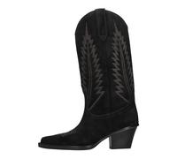 Paris Texas - Stivali Texani in Pelle Scamosciata Rosario - - Shoes - Donna - Nero - 36 EU