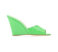 Paris Texas - Wanda Mules con Zeppa e Punta Aperta - - Shoes - Donna - Verde - 37 EU