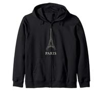 Paris Torre Eiffel Travel Lover Tee per Donne e Uomini Felpa con Cappuccio