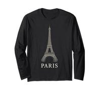 Paris Torre Eiffel Travel Lover Tee per Donne e Uomini Maglia a Manica
