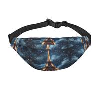 Paris Tower - Marsupio grande da viaggio, adatto per sport, corsa, ciclismo, viaggi, pesca